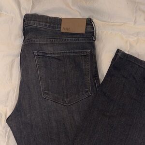 PAIGE Charcoal Wash Denim Jeans